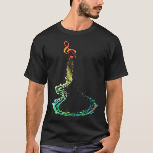 Coloured Guitars Electric Acoustic Classical Guita T-Shirt