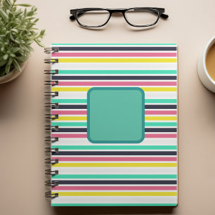 Coloured Horizontal Stripes  Planner