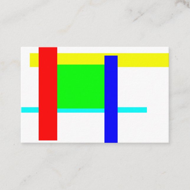 Coloured hug business card (Front)