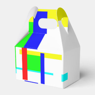 Coloured hug favour box