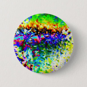 Coloured ice 6 cm round badge