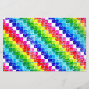 Coloured In Graph Paper Squares