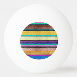 Coloured knitting Stripes seamless pattern 1 Ping Pong Ball
