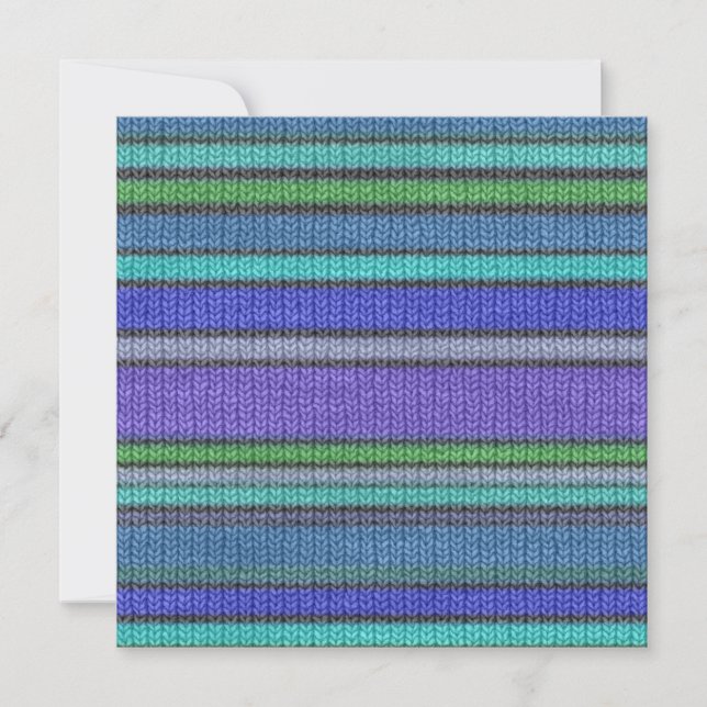 Coloured knitting Stripes seamless pattern 2 (Front)