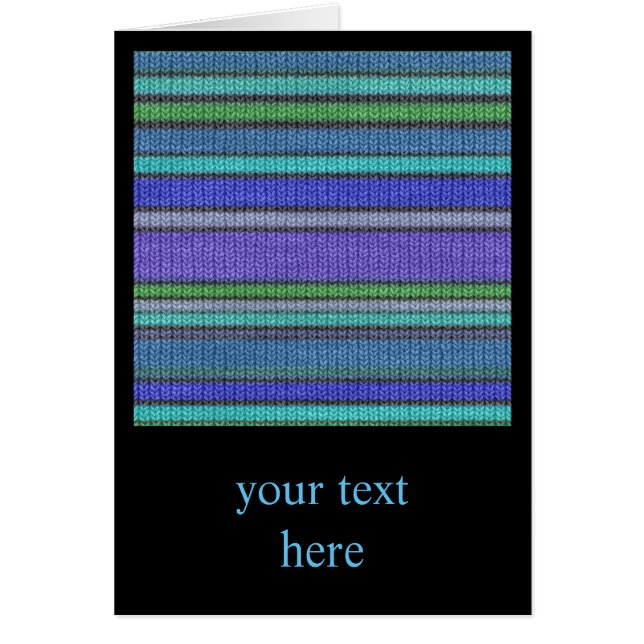 Coloured knitting Stripes seamless pattern 2 (Front)