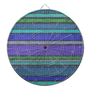 Coloured knitting Stripes seamless pattern 2 Dartboard