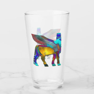 Coloured Lamassu Glass Cup