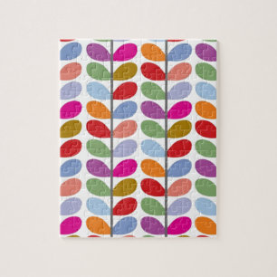 Coloured Leaf Art Jigsaw Puzzle