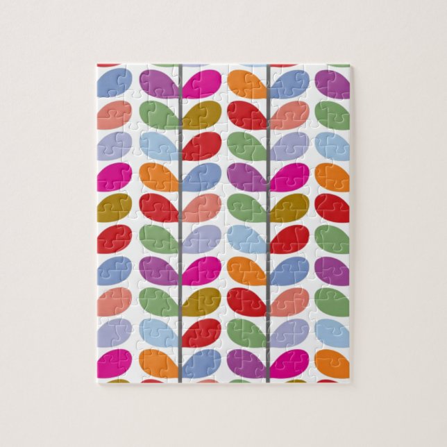 Coloured Leaf Art Jigsaw Puzzle (Vertical)