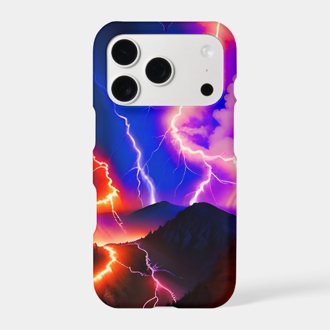 Coloured Lightning Mountain One (Back)