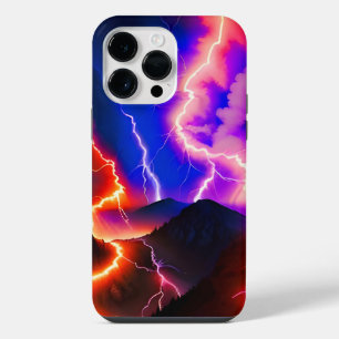 Coloured Lightning Mountain One iPhone 14 Pro Max Case