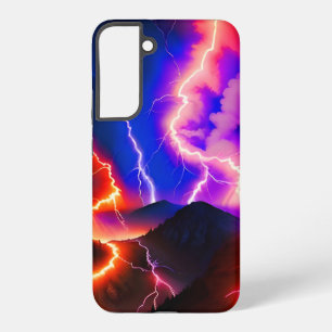 Coloured Lightning Mountain One Samsung Galaxy Case