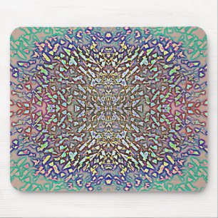 Coloured Lights Reflections Mouse Mat