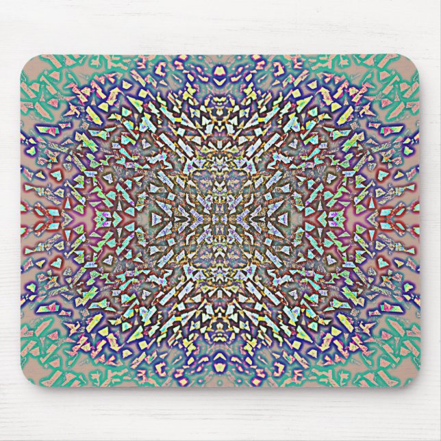 Coloured Lights Reflections Mouse Mat (Front)