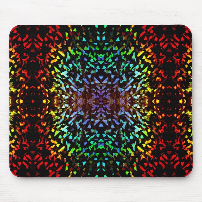 Coloured Lights Reflections Mouse Mat (Front)