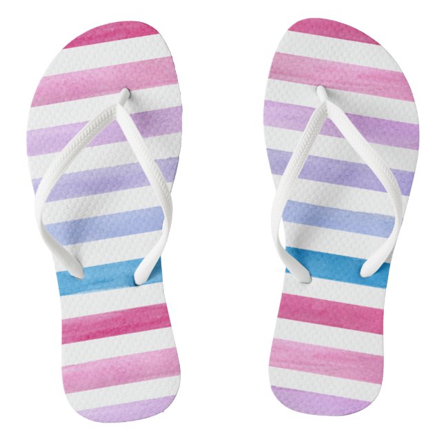 Coloured lines flip flops (Footbed)
