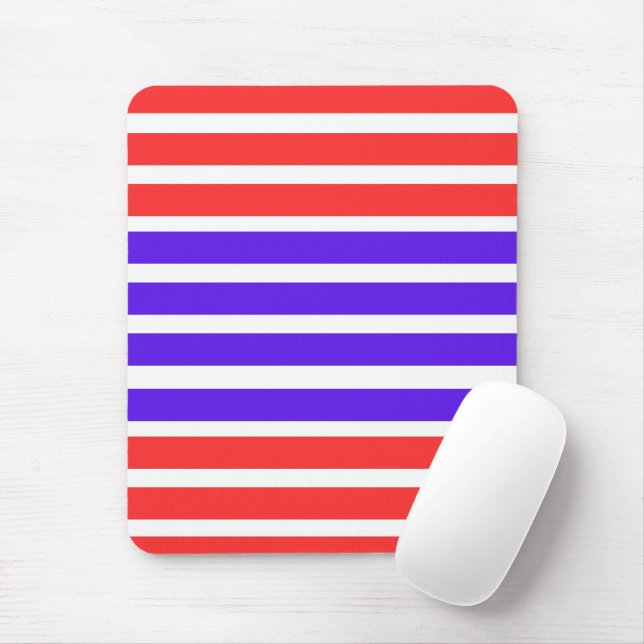 Coloured Lines Graphic Art Mouse Mat (With Mouse)