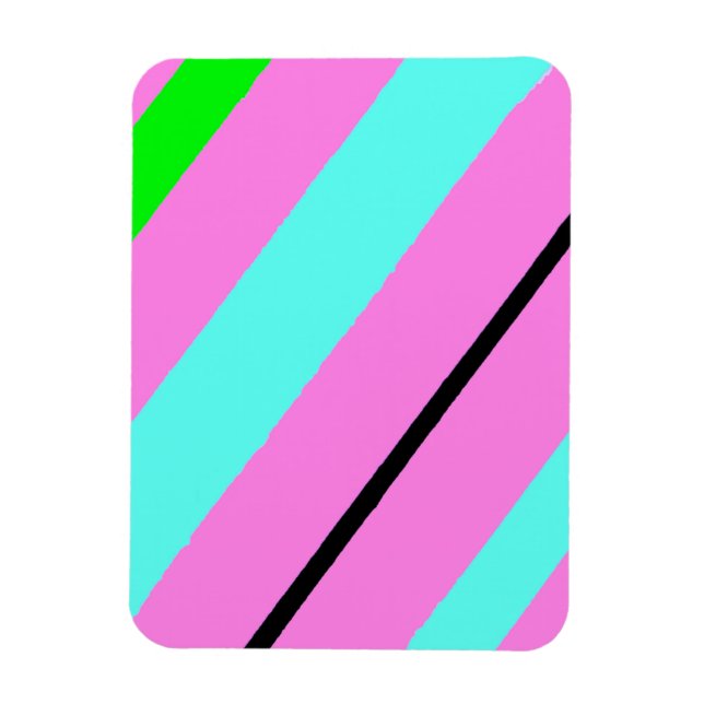 Coloured lines magnet (Vertical)