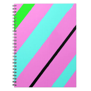 Coloured lines notebook