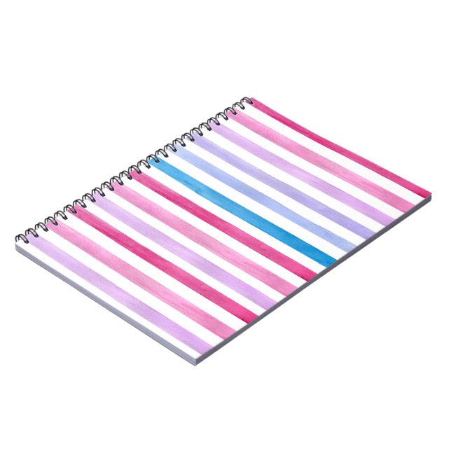Coloured lines notebook (Left Side)