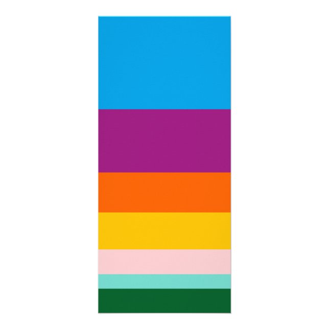 Coloured lines rack card (Front)