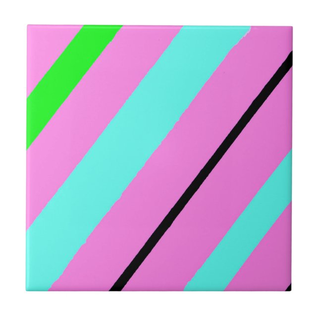 Coloured lines tile (Front)