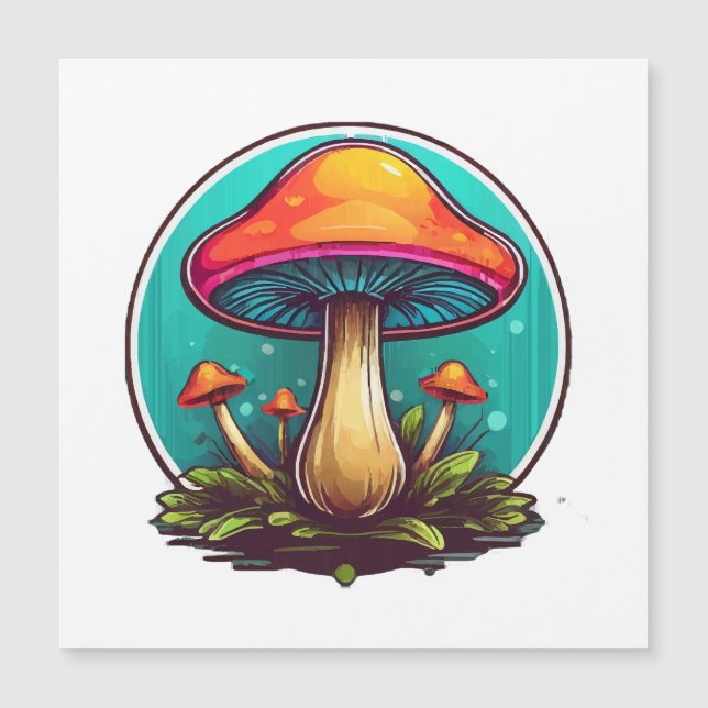 Coloured Magic Mushrooms (Front)