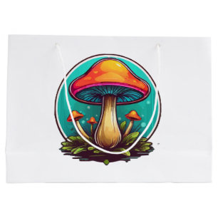 Coloured Magic Mushrooms Large Gift Bag