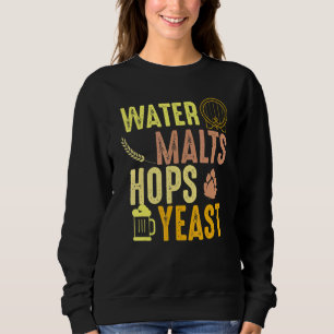Coloured Malts Homebrewing Drinking For Beer Sweatshirt