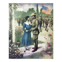 Coloured Man Is No Slacker - 1918 WW1 Recruiting