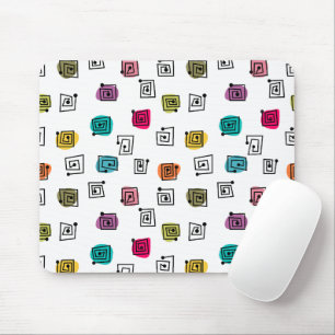Coloured Mazes Mouse Mat