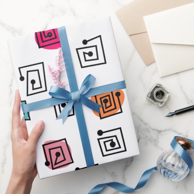 Coloured Mazes  Wrapping Paper (Gifting)