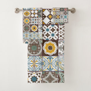 moroccan gate bath towels