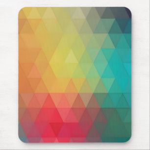 Coloured Neon Glass Pattern Mouse Mat