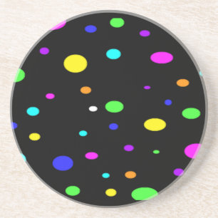 Coloured Orbs-coaster Coaster