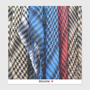 Coloured Palestinian Keffiyeh