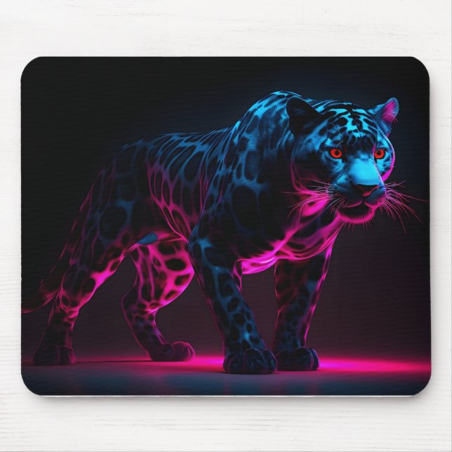 "Coloured Panther" Mouse Mat (Front)