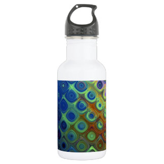Coloured Peacock Art 532 Ml Water Bottle