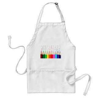Coloured Pencil Art Standard Apron