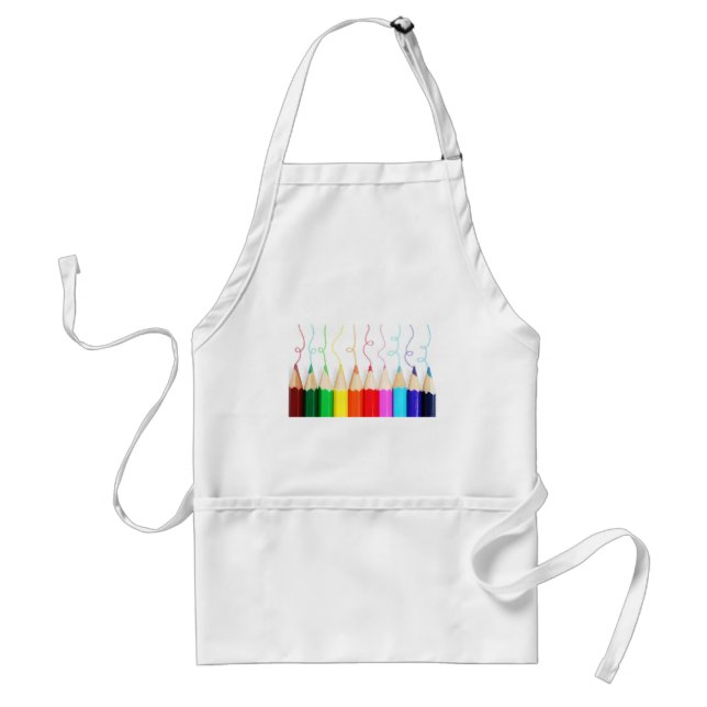 Coloured Pencil Art Standard Apron (Front)