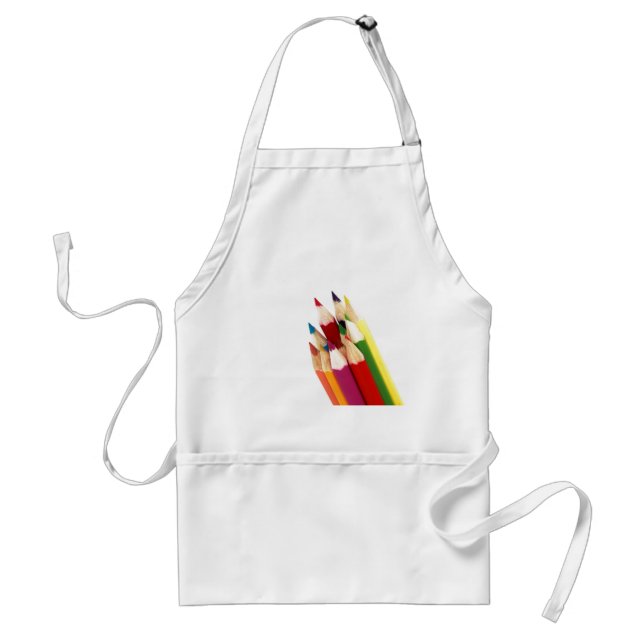 Coloured Pencil Bundle by Petr Kratochvil Apron (Front)