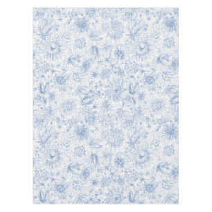 Coloured Pencil Floral Tablecloth