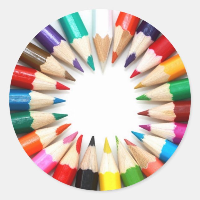 Coloured Pencil Stickers (Front)