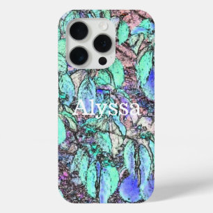 Coloured Pencil Tree Leaves Personalised Case