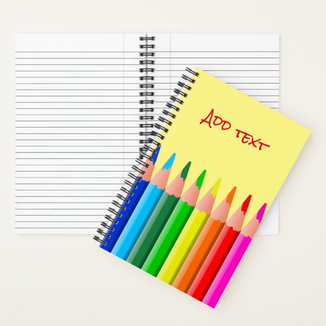 Coloured Pencils Drawing Notebook (Inside)