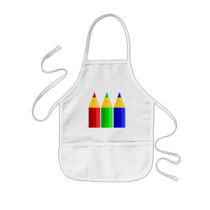 Coloured Pencils Kids Apron