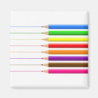 Coloured Pencils Magnet