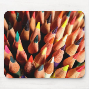 Coloured Pencils Mouse Mat