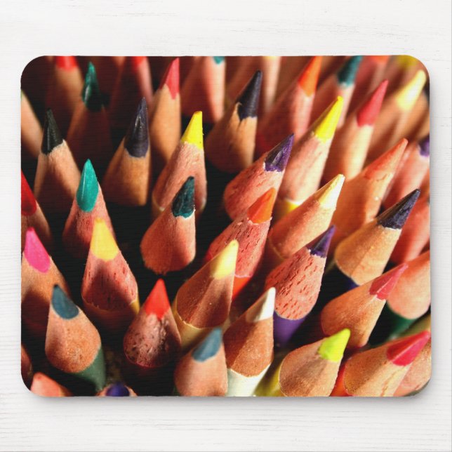Coloured Pencils Mouse Mat (Front)