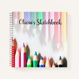 Coloured Pencils Notebook